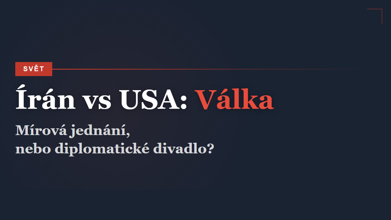 Írán vs USA: Mírová jednání?