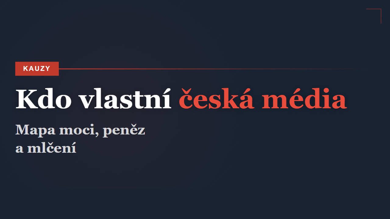 Kdo vlastní česká média a komu slouží: mapa moci, peněz a mlčení