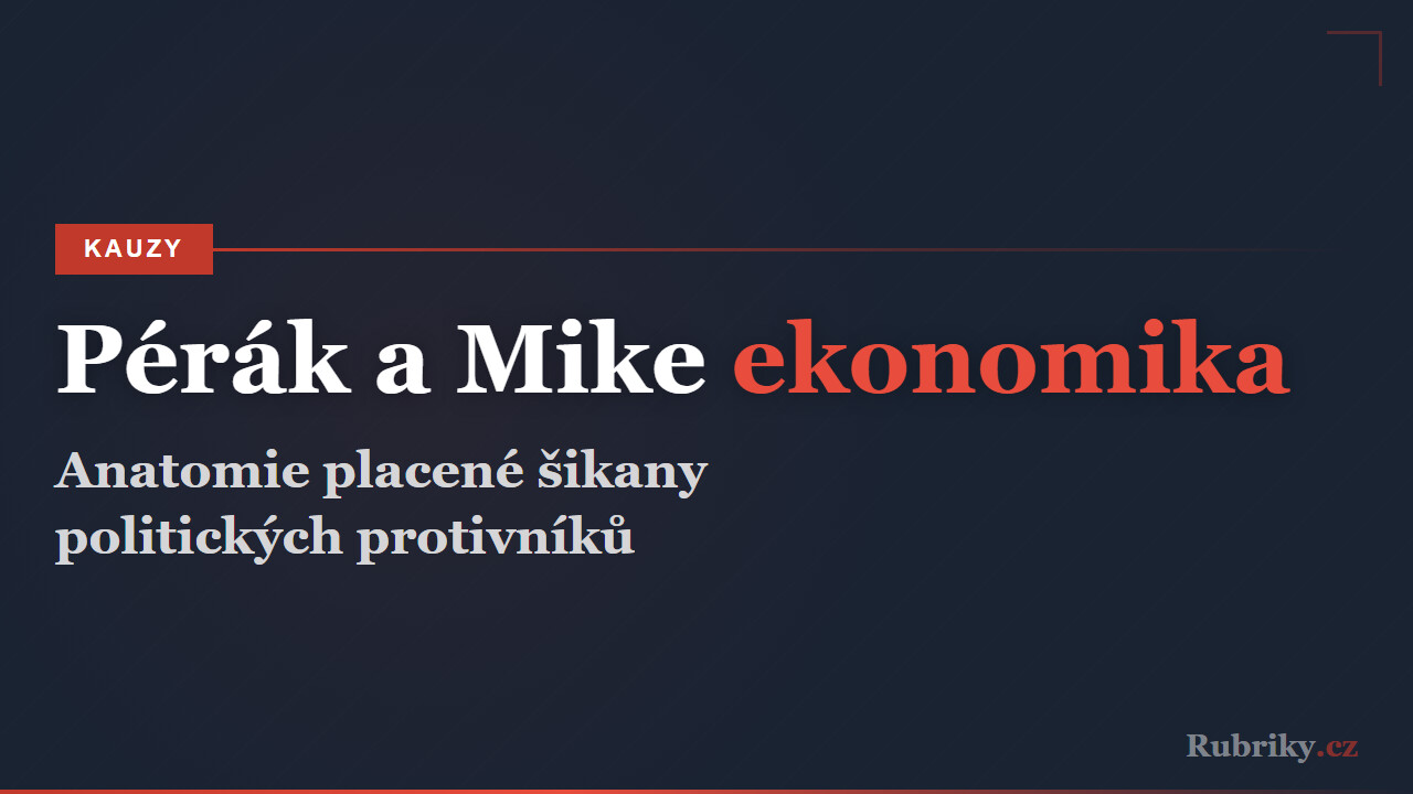 Pérák, Mike a ekonomika ponížení