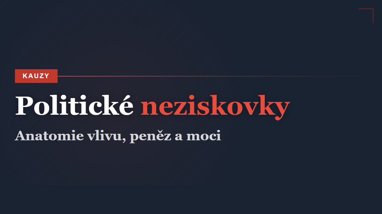 Politické neziskovky v Česku: anatomie vlivu, peněz a moci